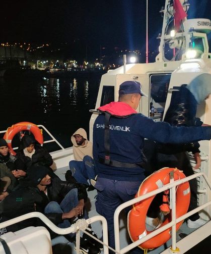 Bodrum'da Geri İtilen 36 Kaçak Göçmen Kurtarıldı