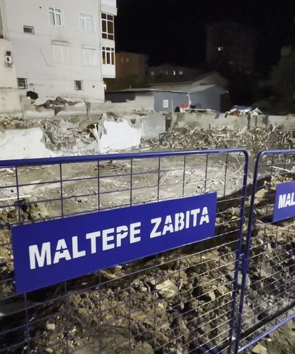 Maltepe'deki Çöken Binanın Enkazı Kaldırıldı