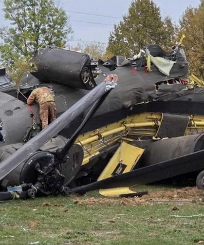 Askeri helikopter düştü! 4 ölü, 11 yaralı