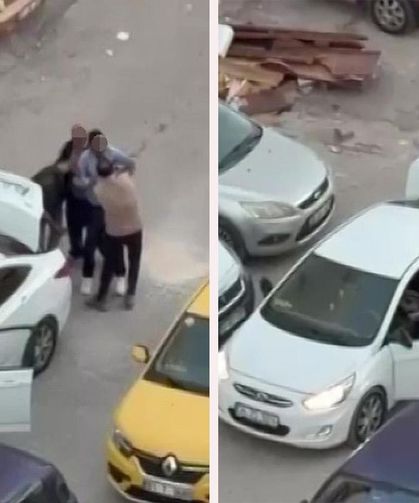 Görenler gözlerine inanamadı! Adamı bagaja koyup kaçırdılar