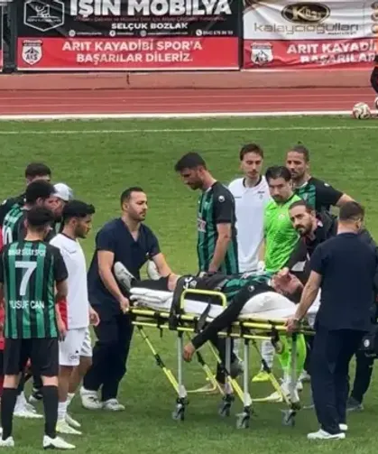 Maçın son dakikalarında fenalaşan futbolcu kalp krizi geçirdi