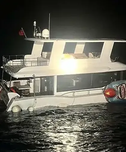 Su alıp batma tehlikesi geçiren teknedeki 2 kişi kurtarıldı