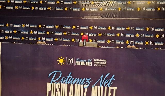 Genel Başkan Akşener’in yüzü gözükmüyor dediler, mikrofonları indirdiler