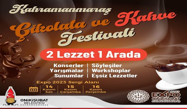 Çikolata ve kahve tutkunlarına EXPO 2023’den müjde! Festival başlıyor!