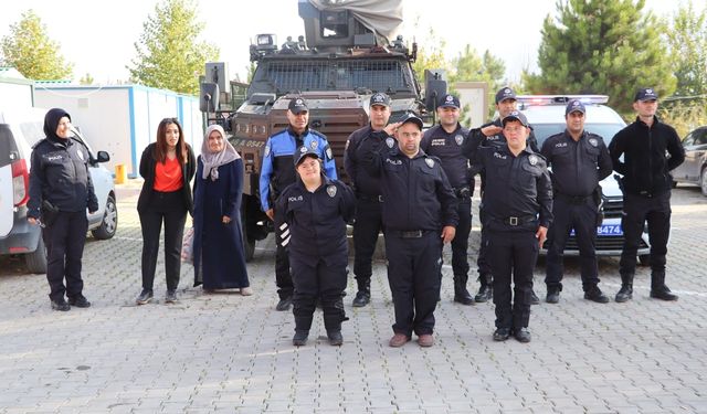 Elbistan’da Down sendromlu gençlerin polislik hayali gerçek oldu