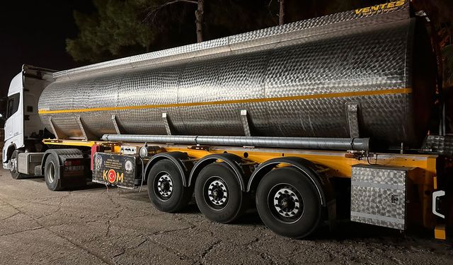 63 ton 920 litre kaçak akaryakıt ele geçirildi