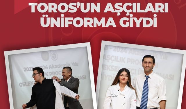 Geleceğin şefleri üniforma giydi