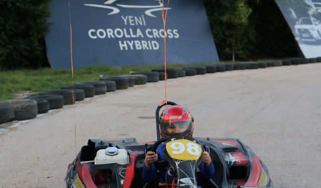 Lösemiyi yenen çocuklara Go kart hediyesi