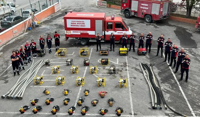 İtfaiye  yağış ve su baskınlarına karşı teyakkuza geçti   