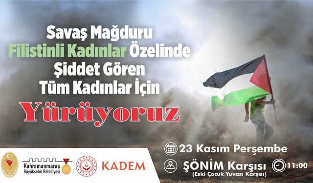 Kadına Şiddete Karşı Ses Olmak İçin Yürünecek!