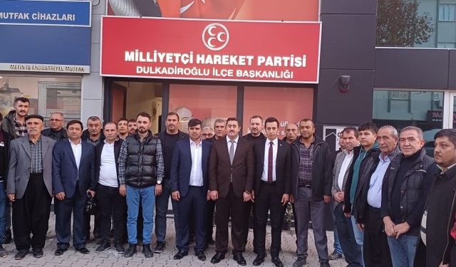 Muhtar Sivri Dulkadiroğlu Belediye başkan aday adayı oldu