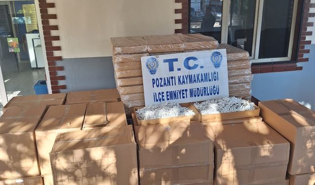 675 Bin Adet Doldurulmuş Kaçak Sigara Ele Geçirildi   