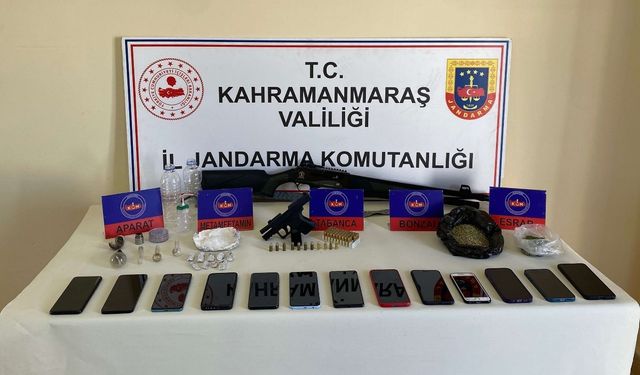 Kahramanmaraş İl Jandarma Komutanlığı'nın Büyük Operasyonu: 188 Uyuşturucu Taciri Yakalandı