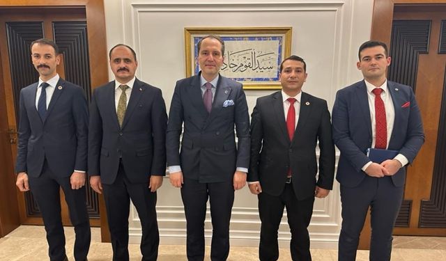 Atanamayan Uzmanlar Derneği Yeniden Refah Partisi Genel Başkanı Dr. Fatih Erbakan'a Ziyaret