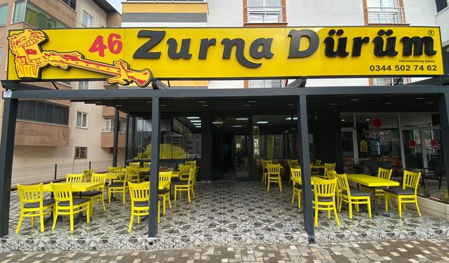 Kahramanmaraş'a Yeni Lezzet Durağı: 46 Zurna Dürüm!