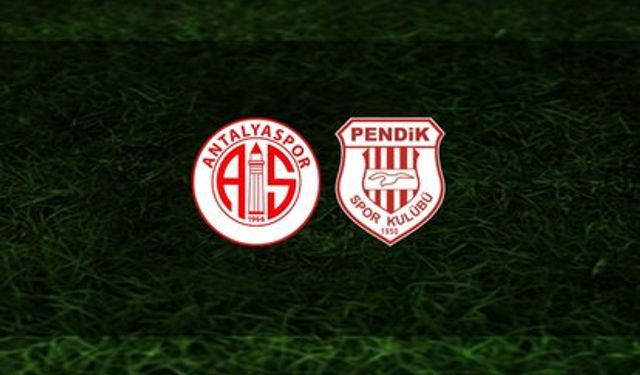 Antalyaspor - Pendikspor maçı ne zaman hangi kanalda? Saat kaçta?