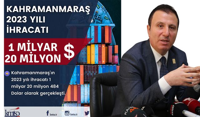 Kahramanmaraş İhracatı Depreme Rağmen 1 Milyar Doları Aştı!