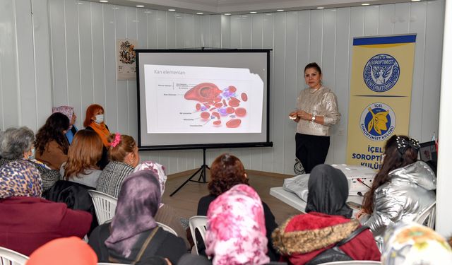  Kırsalda yaşayan kadınlara sağlık farkındalığı eğitimi   