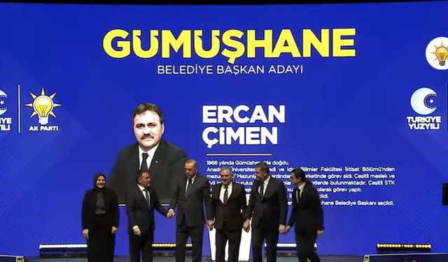 AK Parti Gümüşhane Belediye Başkan adayı Ercan Çimen kimdir? Nerelidir?