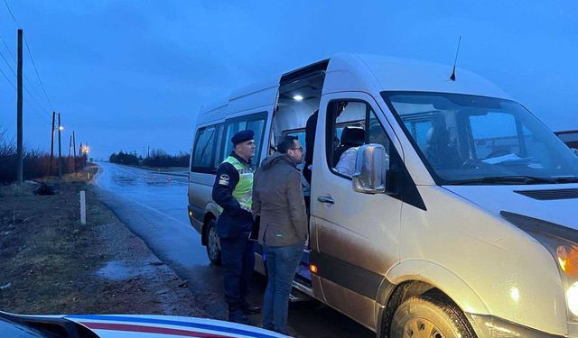 Afşin’de okul servis araçları denetlendi 