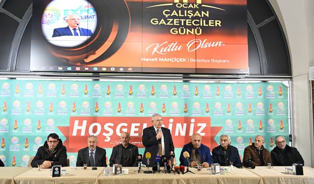 Başkan Mahçiçek, gazetecilerin gününü kutladı, çalışmaları anlattı