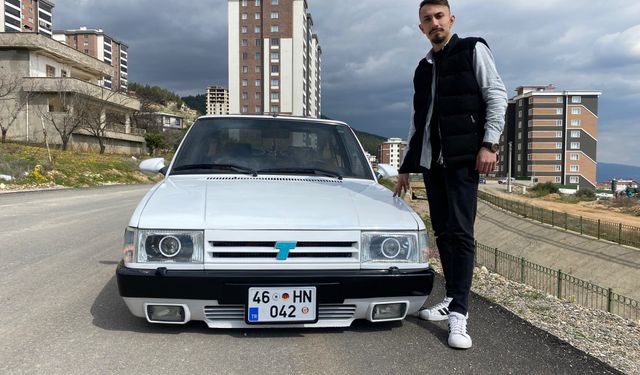 Kahramanmaraş'ta Modifiyeli Tofaş: İçi BMW!