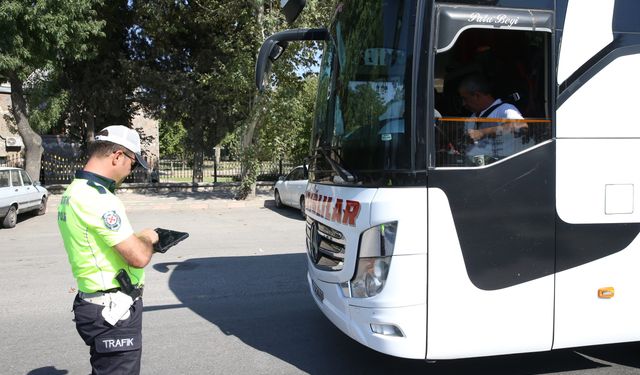 Kahramanmaraş'ta Yolcu Otobüslerine Sıkı Denetim