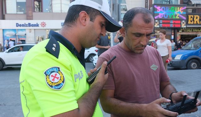 Adana'da dron destekli trafik denetiminde 324 araca cezai işlem uygulandı