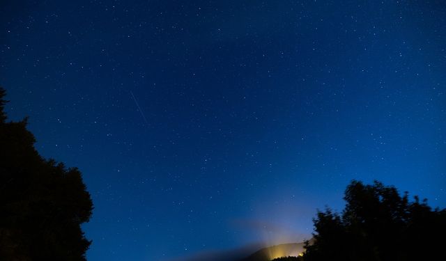 Amanoslar'da meteor yağmuru eşsiz görüntüler ortaya çıkardı