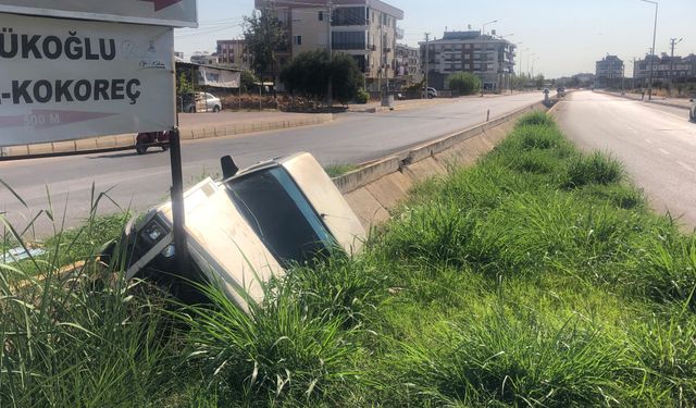 Kanala uçan araçtan burnu kanamadan çıktı, "Çekici şimdi gelecek kameralara şov yapacak, benden de geveze" dedi