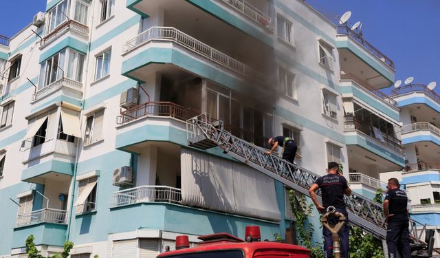 Yangını haber alıp koşarak geldi, korktuğu başına gelmedi