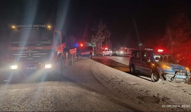 Burdur'da otomobil şarampole düştü: 1 ölü, 3 yaralı