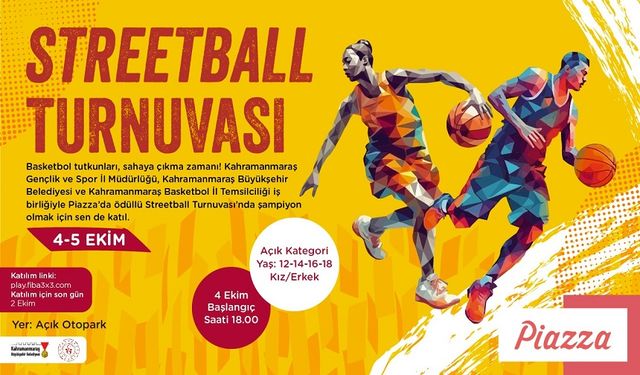 Kahramanmaraş'ta Gençler için Heyecan Dolu Bir Basketbol Şöleni!