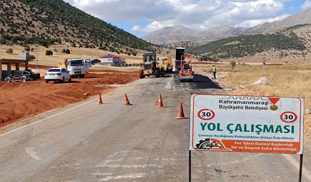 Kahramanmaraş Büyükşehir’den Göksun’a Ulaşım Yatırımı