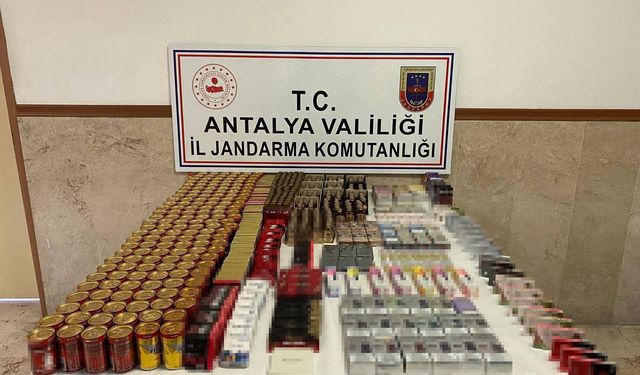 Markete kaçak sigara baskını