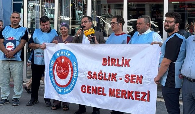 Kahramanmaraş’ta Sağlıkta Şiddete Karşı Birlik Sağlık-Sen'den Basın Açıklaması