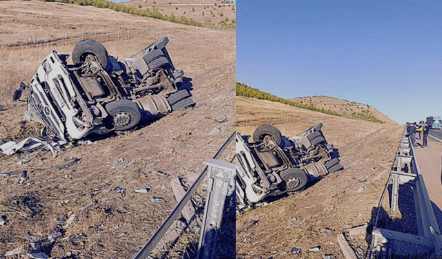 Kahramanmaraşlı Tır Şoförü Kaza Sonucu Hayatını Kaybetti