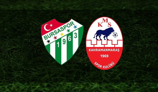 Kahramanmaraşspor - Bursaspor Maçı Canlı Yayında!