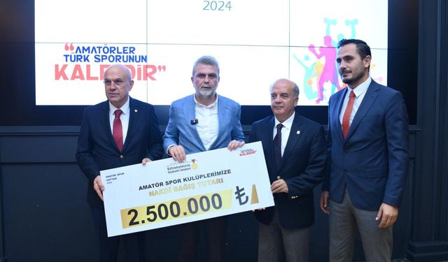 Kahramanmaraş'ta Amatör Spora 2,5 Milyon TL'lik Destek!