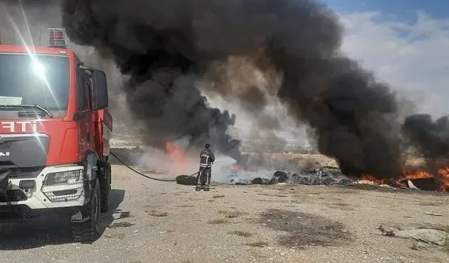 Kahramanmaraş’ta Tehlikeli Atık Yangını Kontrol Altında!