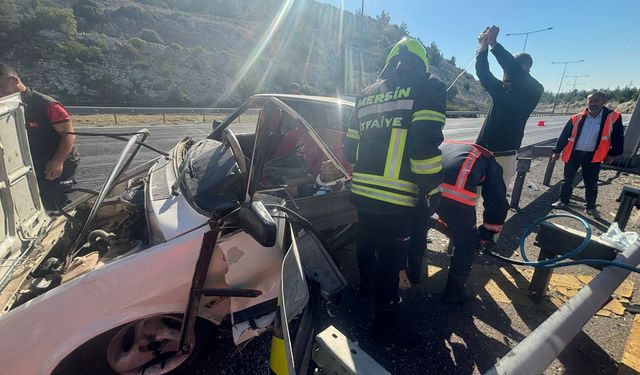 Tarsus’ta trafik kazası 1 yaralı