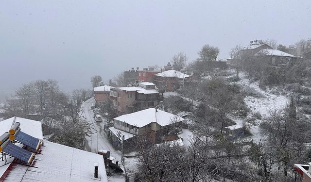 Kahramanmaraş’ın Kuzey İlçelerinde Kar Yağışı Başladı