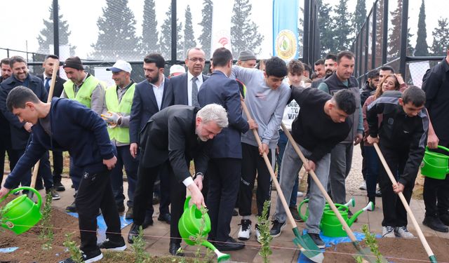 Kahramanmaraş’ta 37 Bin Fidan Toprakla Buluşuyor