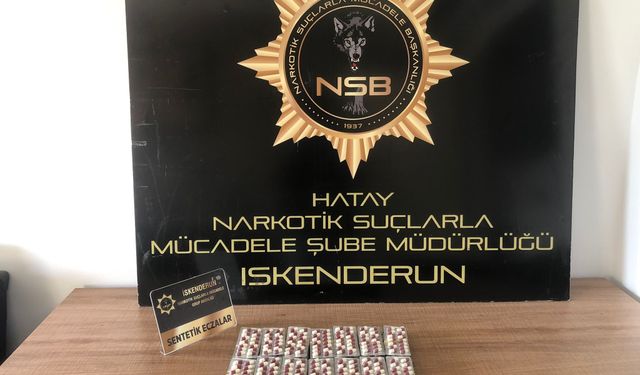 Polis Operasyonunda 786 Sentetik Hap Ele Geçirildi