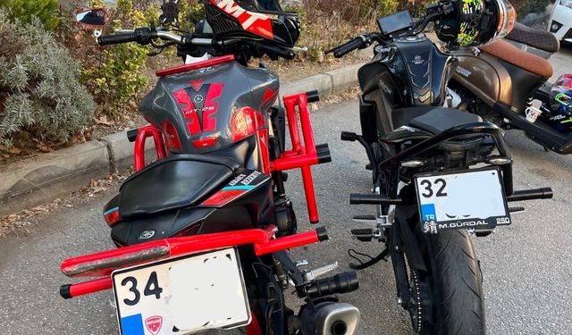 Trafik Güvenliğini Tehlikeye Atan Motosiklet Sürücülerine Ceza