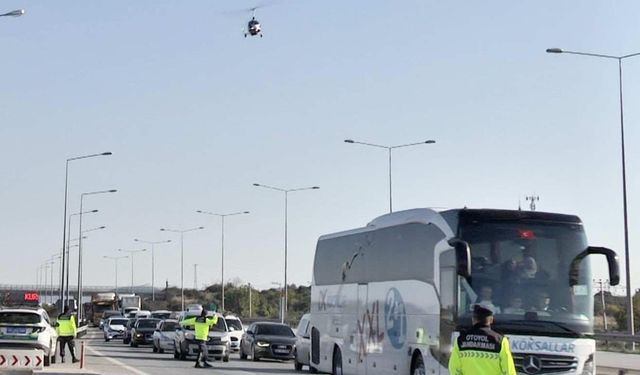 Cayrokopter Destekli Trafik Denetimi