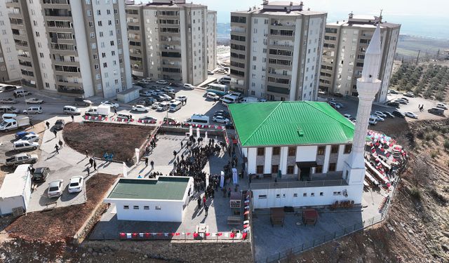 Kahramanmaraş'ta Sema Dokumacı Camii ve Taziye Evi Hizmete Açıldı