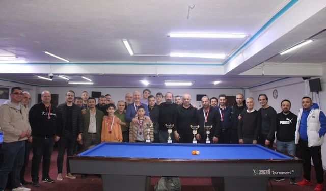 Kahramanmaraş’ta Bilardo'da Şampiyon Belli Oldu