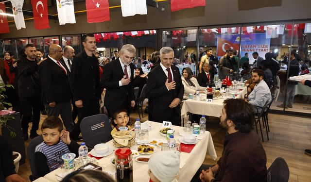 Kahramanmaraş’ta Şehit Aileleri Onuruna İftar