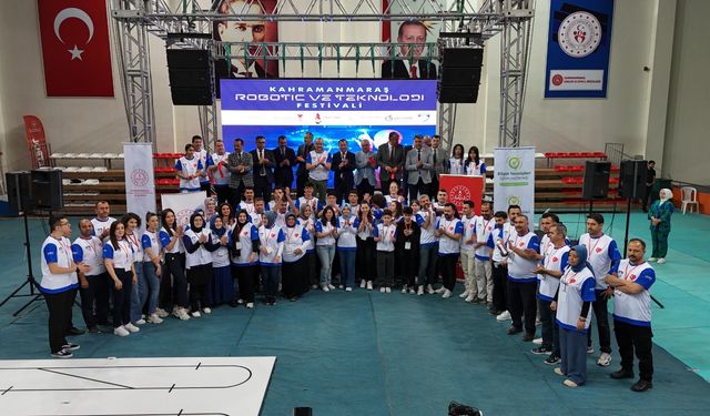 Kahramanmaraş Robotik Festivali Nefes Kesti! 235 Takım Yarıştı, 49 Proje Sergilendi